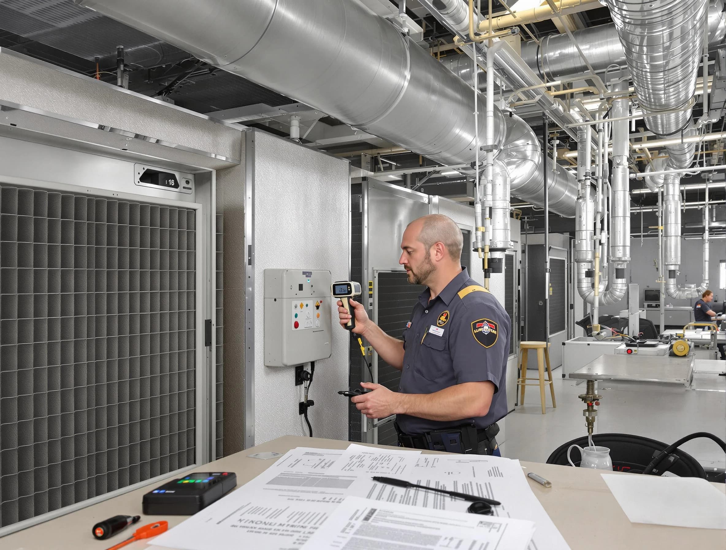 Professional filter system inspection by El Reno Air Duct Cleaning in El Reno