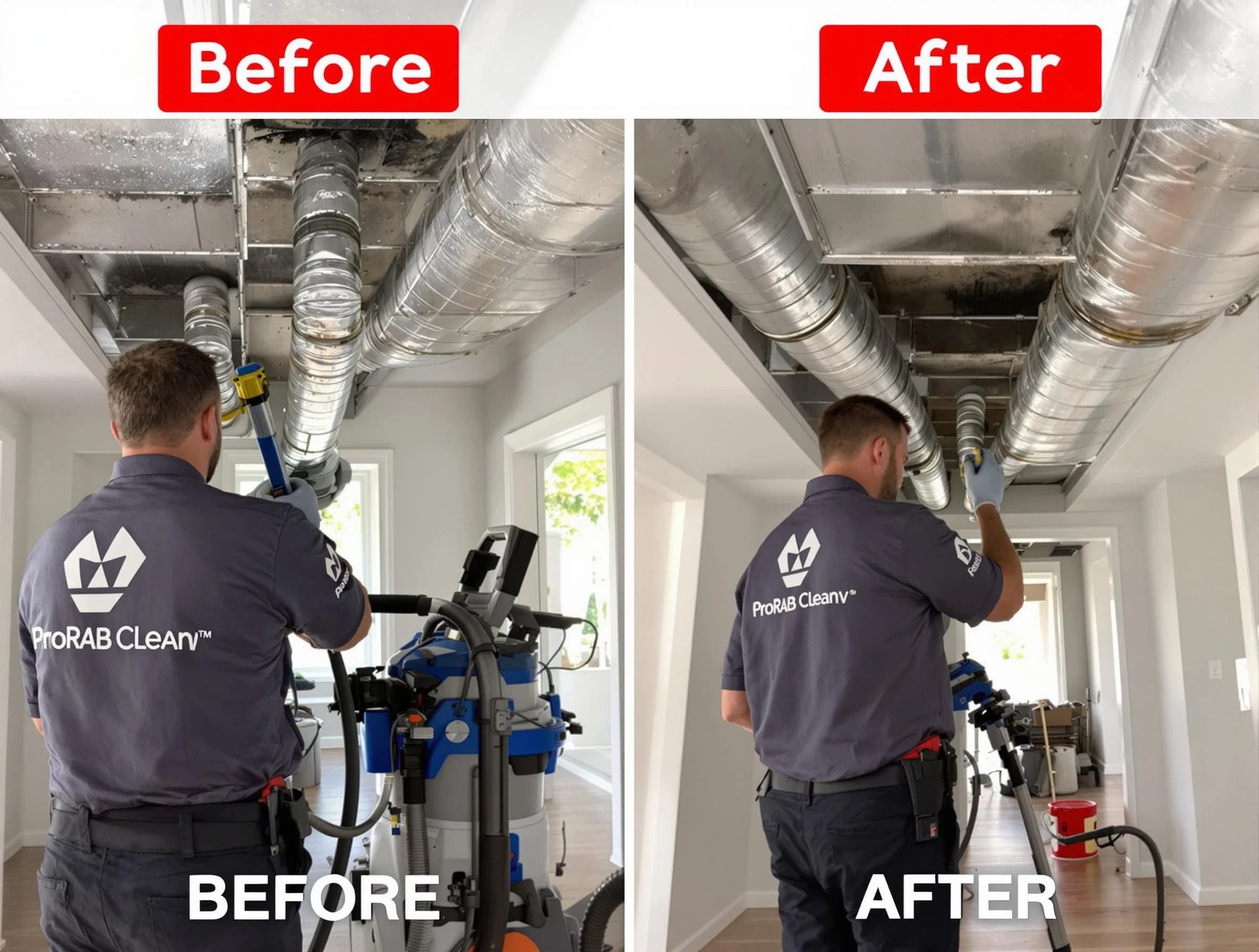 El Reno Air Duct Cleaning expert performing thorough residential duct cleaning in a El Reno home