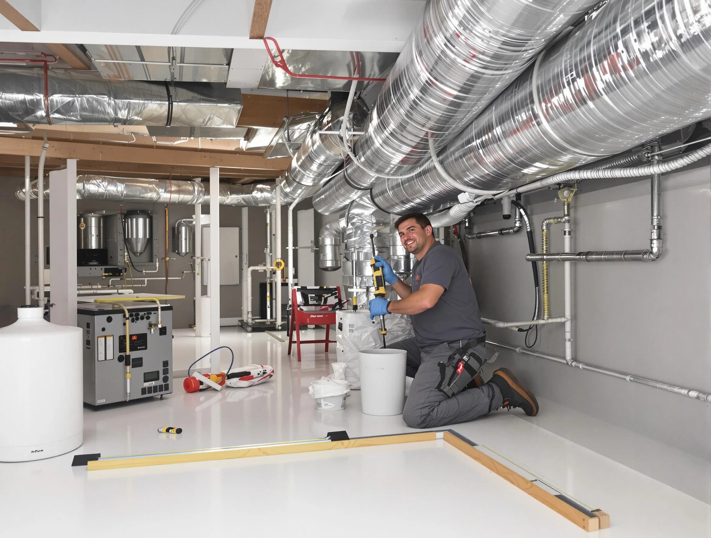 Professional duct sealing service by El Reno Air Duct Cleaning in El Reno