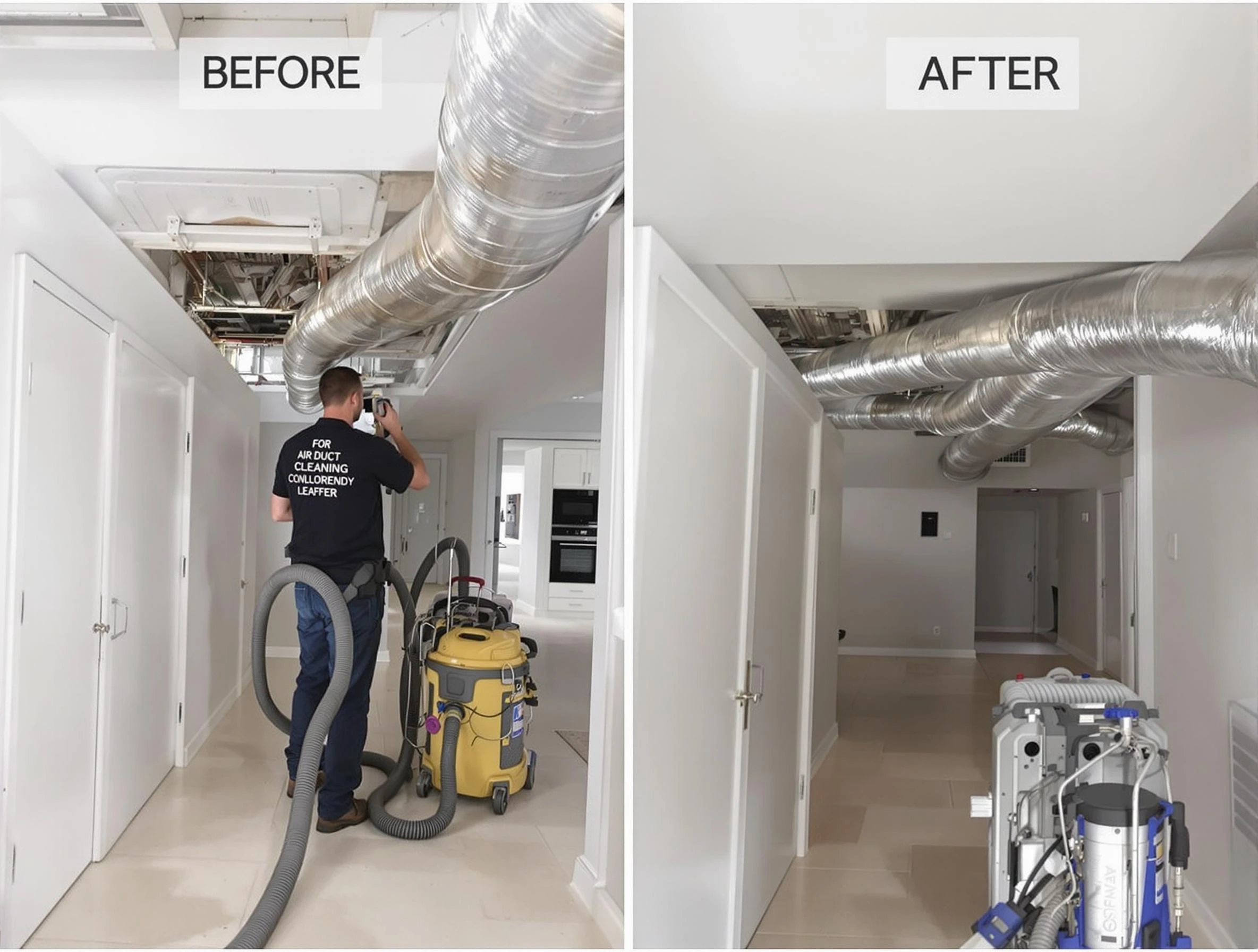 El Reno Air Duct Cleaning professional performing thorough air duct cleaning in El Reno