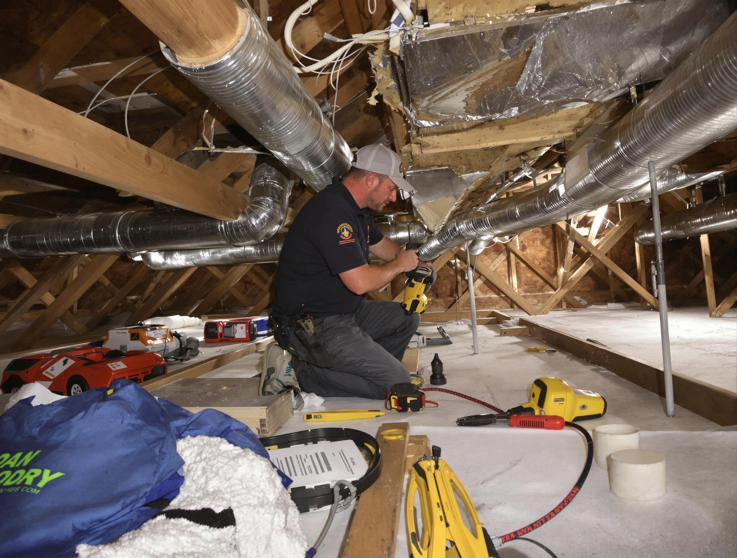 Professional air duct repair by El Reno Air Duct Cleaning in El Reno