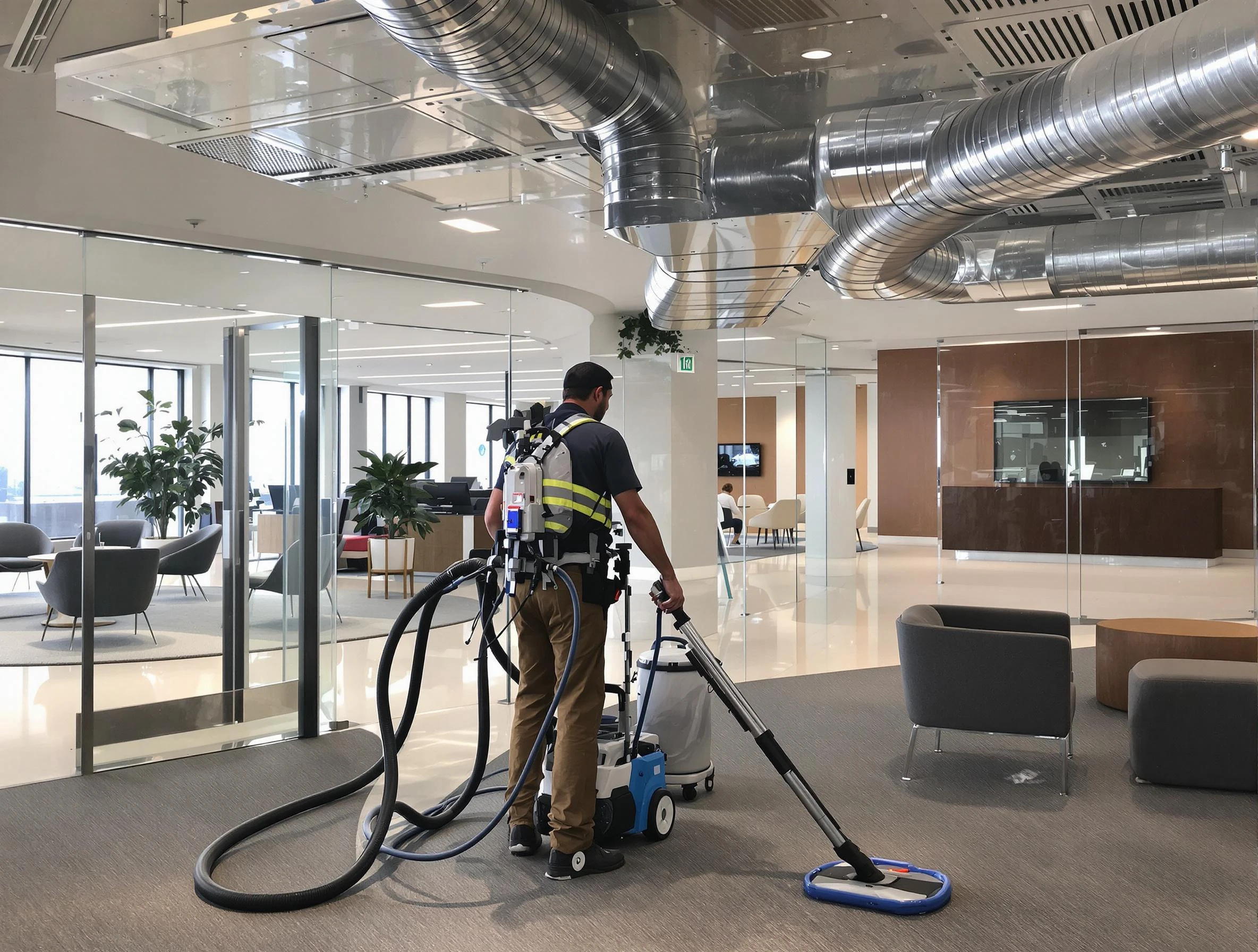 Commercial duct cleaning service by El Reno Air Duct Cleaning in El Reno