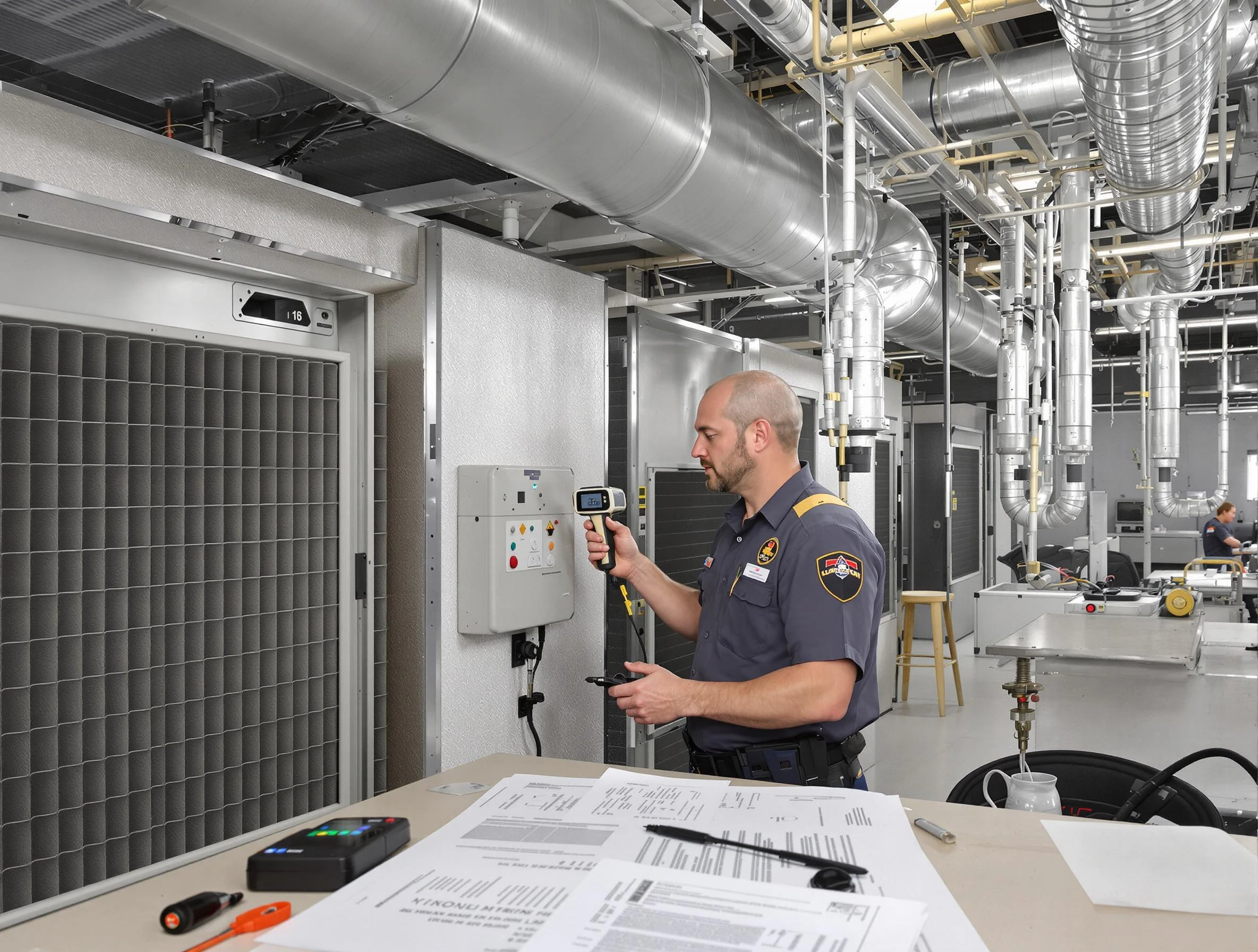 Professional filter system inspection by El Reno Air Duct Cleaning in El Reno